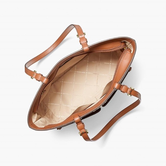 Michael Kors Jet Set Travel Medium Double Pocket Tote - Picture 2 of 3